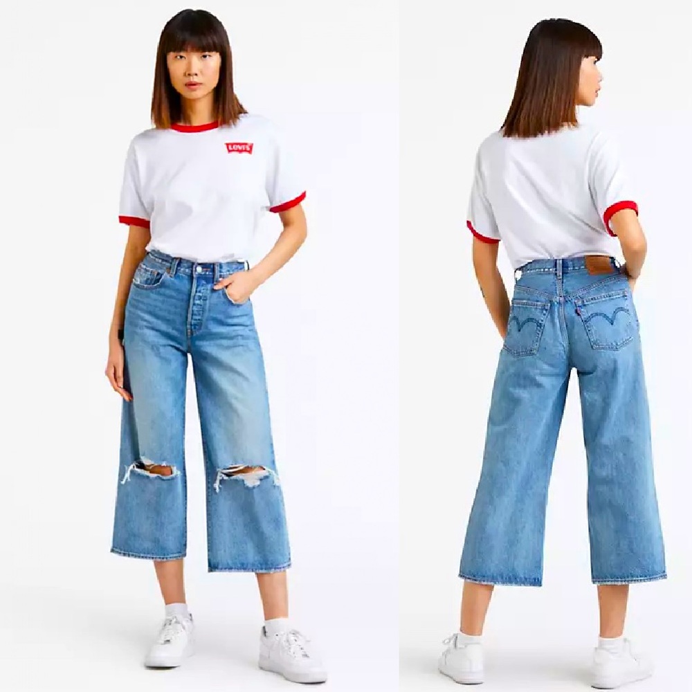 Levi’s HIGH WATER WIDE LEG WOMEN'S JEANS